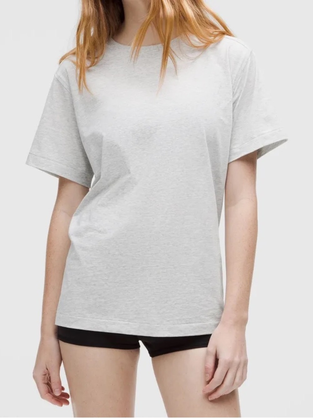 Lululemon All yours Heathered gray tee size XS